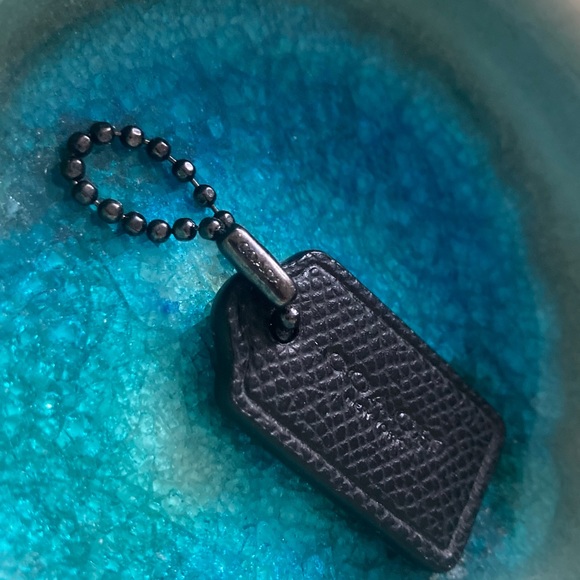 Coach Black Keychain Tag - Picture 2 of 16